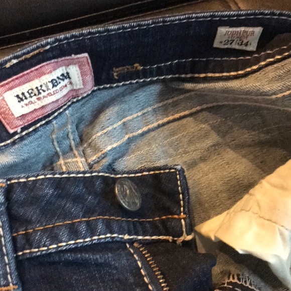 MEK 27w 34L Jodhpur Straight Jeans like new! - Picture 6 of 8